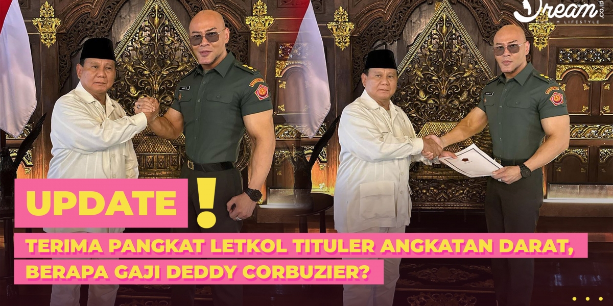 Terima Pangkat Letkol Tituler Angkatan Darat Berapa Gaji Deddy Corbuzier Video Dream Co Id