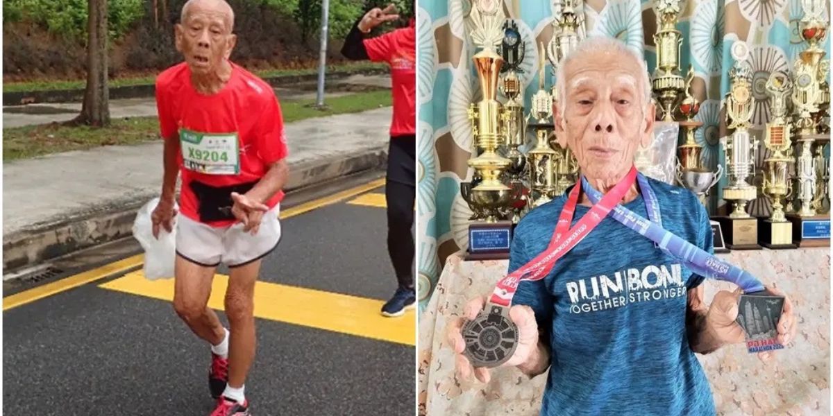 Bikin Anak Muda Minder, Kakek 88 Tahun Berhasil Lari 10 Km dalam Waktu 80 Menit