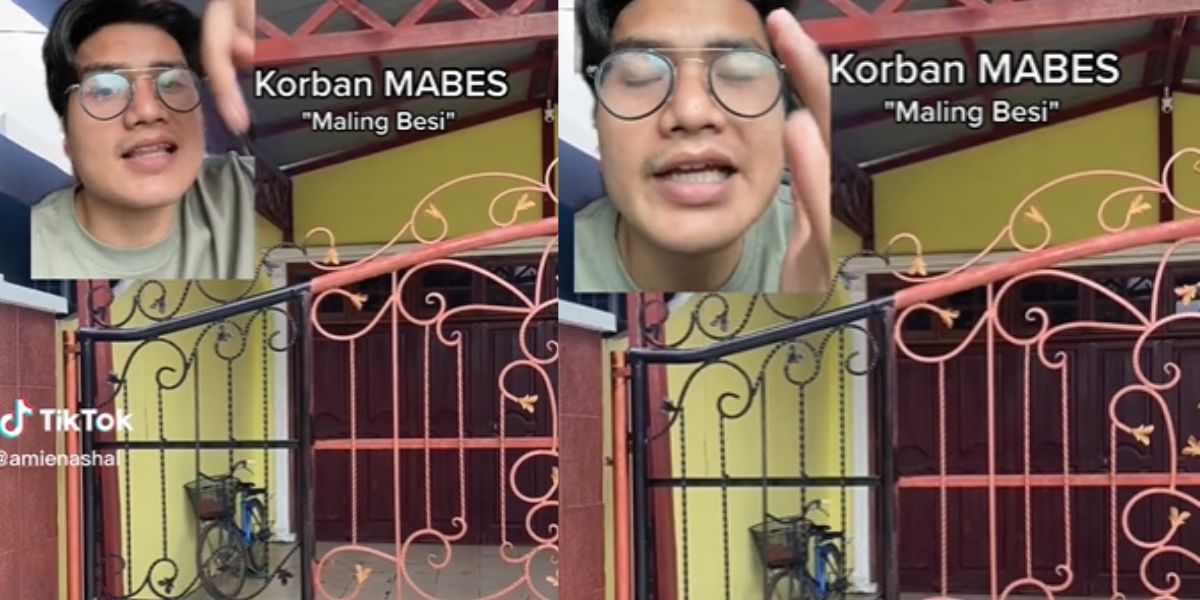 Penampakan Rumah Korban Maling Besi, 'Lagi Musim Mabes, Nih!'