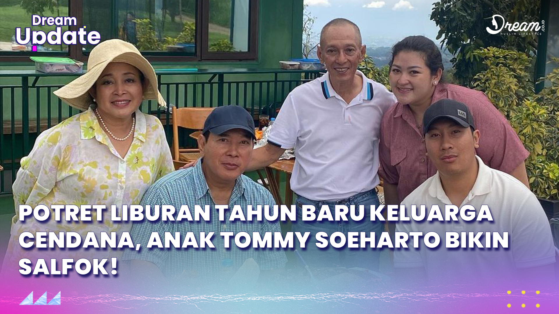 Potret Liburan Tahun Baru Keluarga Cendana, Anak Tommy Soeharto Bikin Salfok!