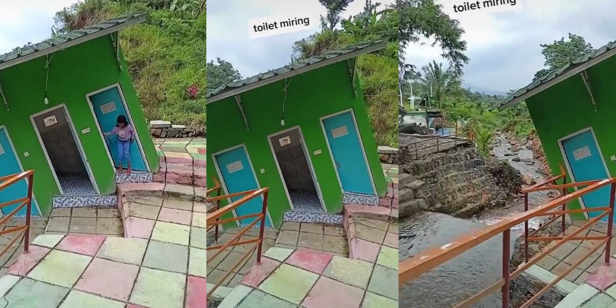 Viral Desain Toilet Umum Miring Di Tempat Wisata Ini Bikin Bingung Pengunjung