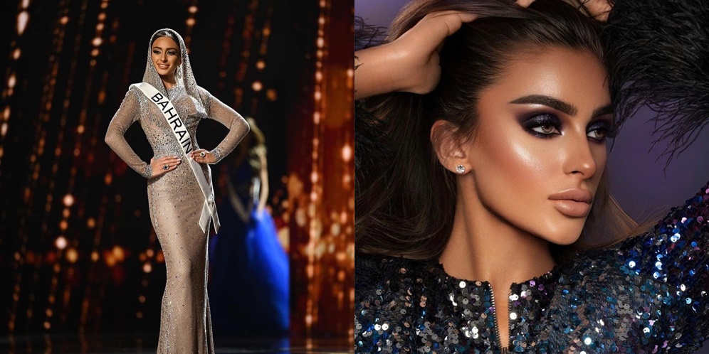 Potret Evlin Khalifa Miss Bahrain yang Tolak Pakai Bikini Saat Kontes Miss Universe 2022!