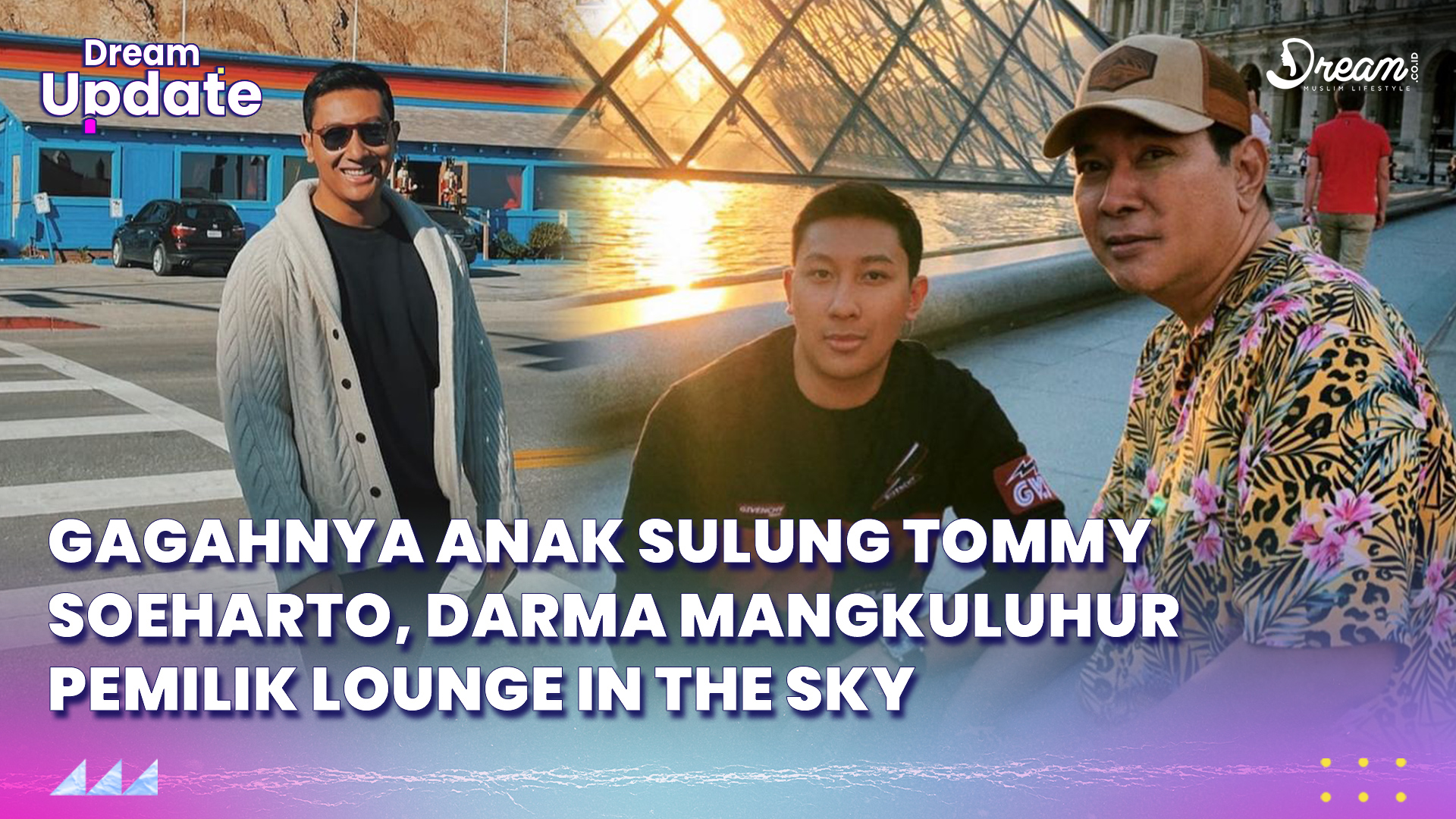 Potret Gagahnya Anak Sulung Tommy Soeharto, Darma Mangkuluhur Pemilik Lounge in The Sky