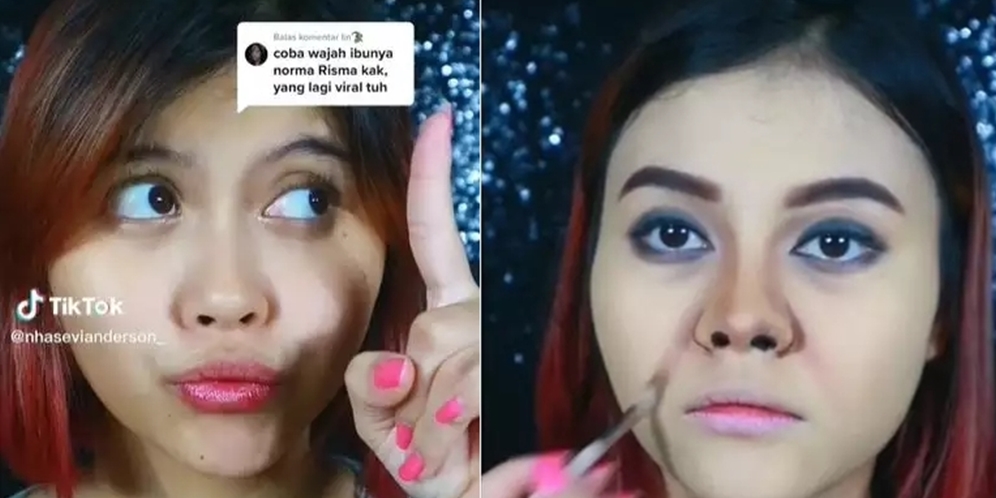 Wanita Ini Rias Wajahnya Jadi Ibu Norma Risma, Netizen Kaget Lihat Hasilnya : Ini Sih Paling Mirip!