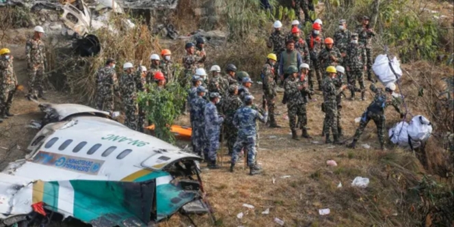 Tiga Teori Penyebab Pesawat Yeti Airlines Jatuh di Nepal Saat Cuaca Sedang Cerah