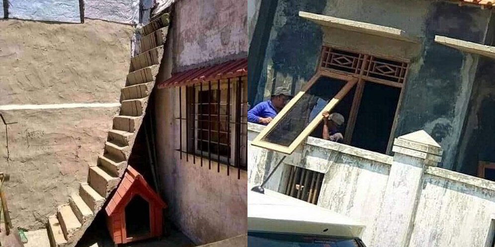 10 Desain Rumah Absurd yang Bikin Ngakak, Hasilnya Bikin Mikir Dua Kali!