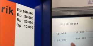 Mesin ATM Langka `Penyelamat Anak Kos`, Pengguna Bisa Tarik Uang Pecahan Rp10 Ribu