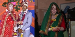 Cewek Bule Ini Jauh-jauh Datang ke India dari Swedia Untuk Nikahi Teman Facebooknya Sejak 2012 Lalu