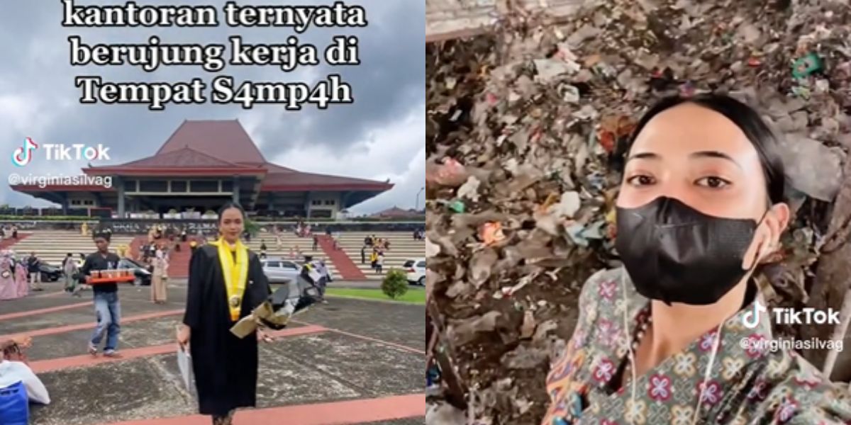 Ekspektasi Bakal Kerja Kantoran, Wanita Cantik Lulusan S2 UGM Ini Justru Kerja di Tempat Sampah