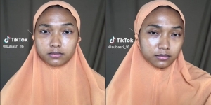 Potret Transformasi Makeup Wanita Ini Bikin Melongo, Hasilnya Beda Banget, Bukan Kaleng-kaleng!