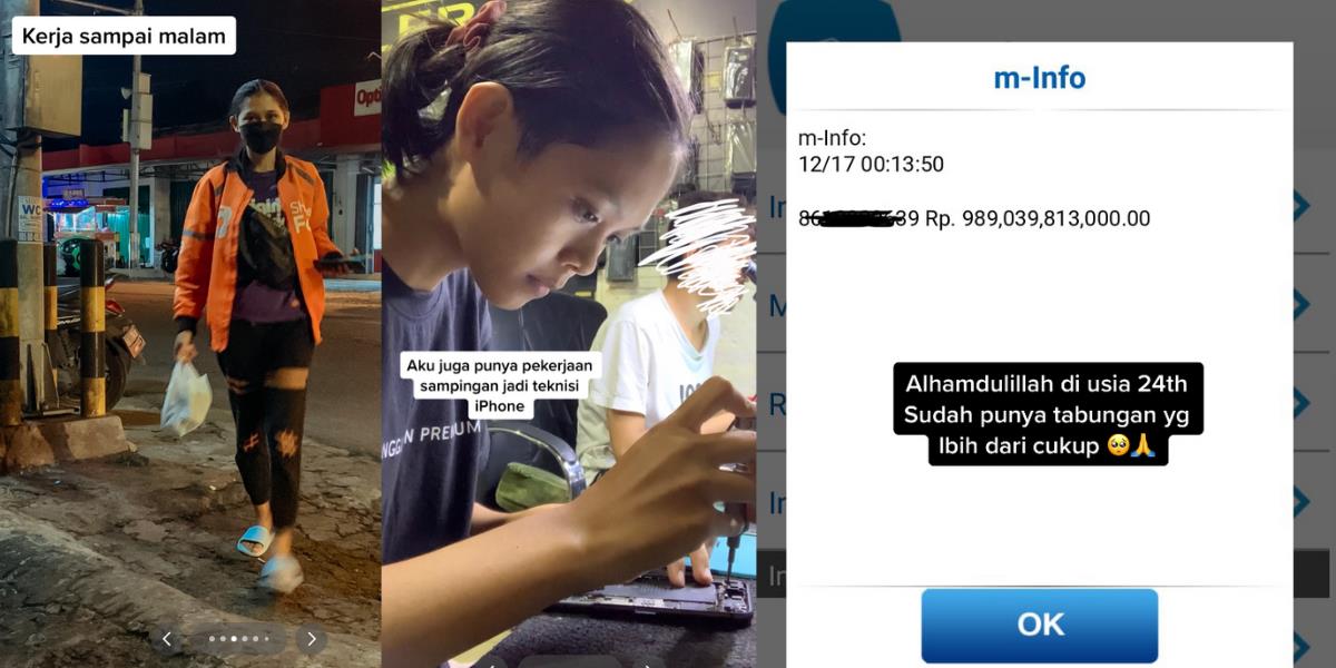 Kisah 'Sukses' Gadis Driver Ojol Kerja Sampingan Jual Beli dan Servis iPhone, Netizen Malah Emosi tapi Ngakak