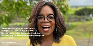 20 Kata Motivasi Oprah Winfrey dalam Bahasa Inggris dan Artinya tentang Kesuksesan