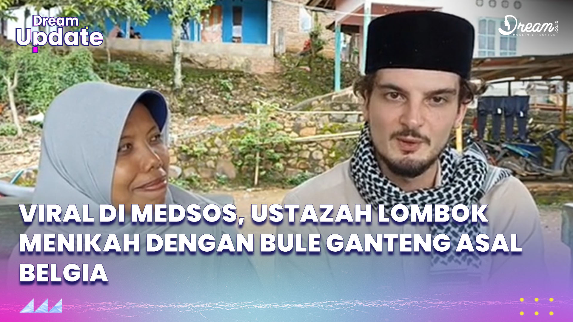 Viral Ustazah Lombok Menikah dengan Bule Ganteng Asal Belgia, Ini Fakta-faktanya