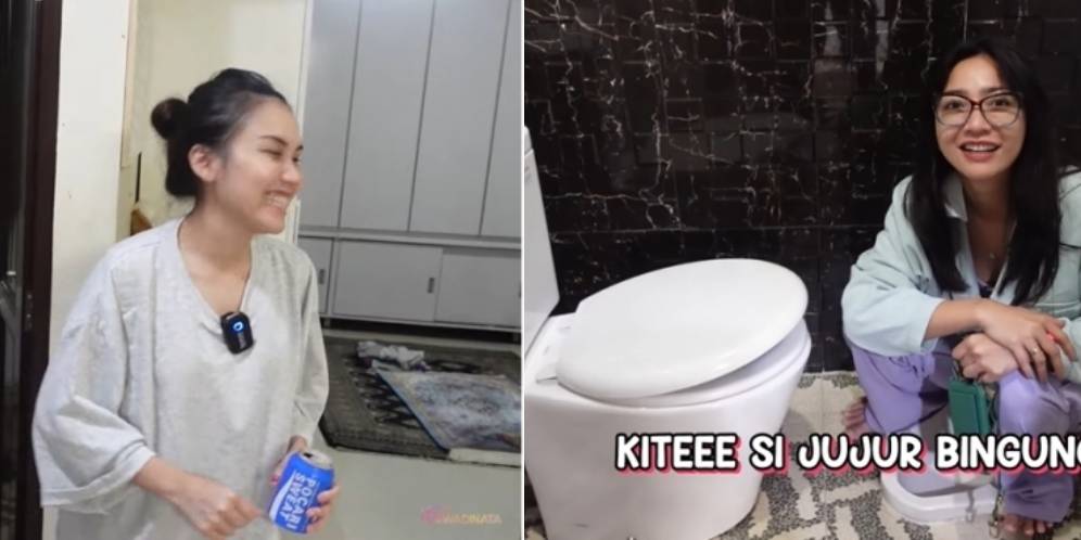 Lihat Lagi Potret Penampakan Toilet 'Aneh' Rumah Ayu Ting Ting, Kemauan dari Ayah Ojak