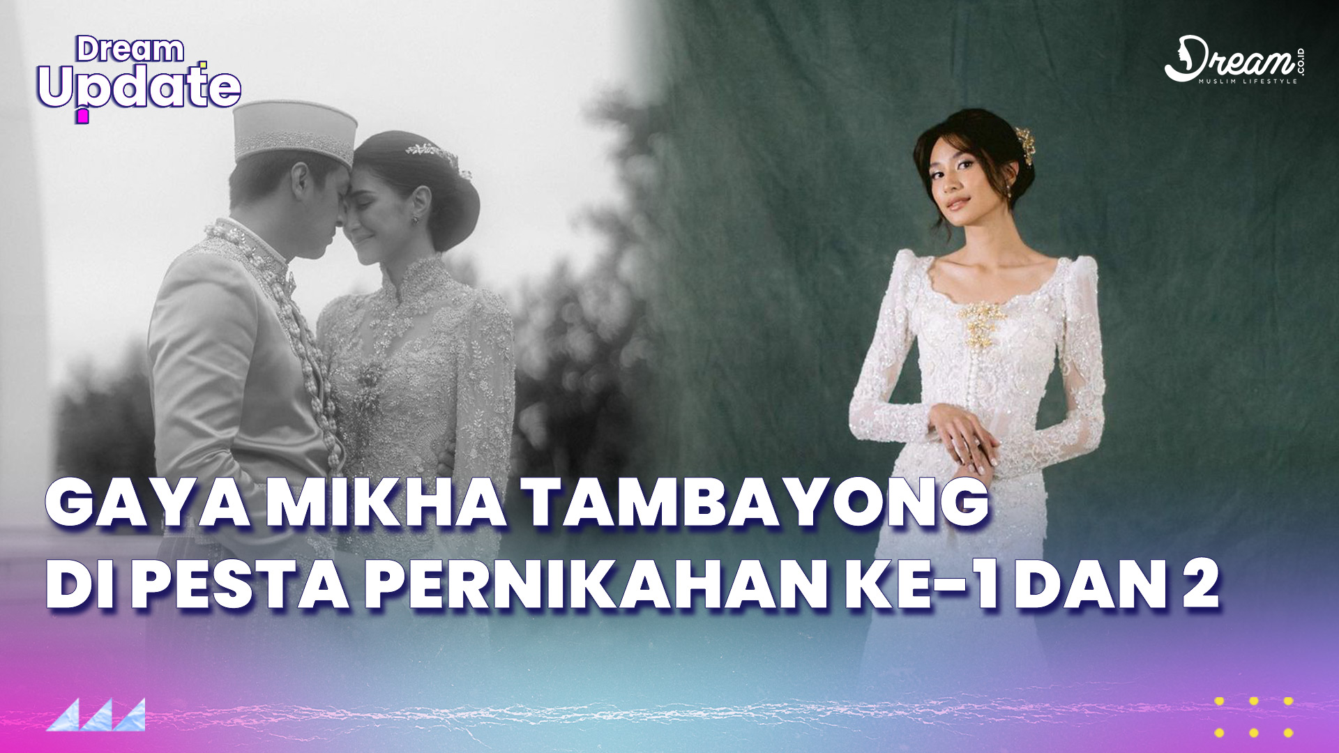 Penampilan Mikha Tambayong di Dua Pesta Resepsi Pernikahan, Sama-Sama Bikin Meleleh