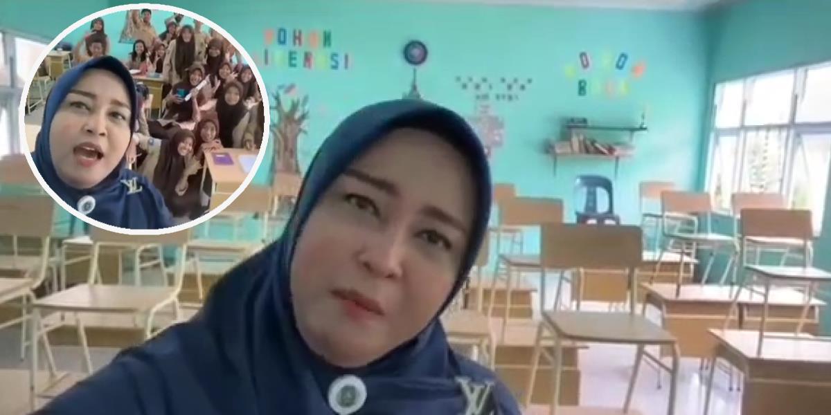 Bikin Video Come and Go Bareng Muridnya, Endingnya Bu Guru Malah Menangis, Bikin Sedih Netizen