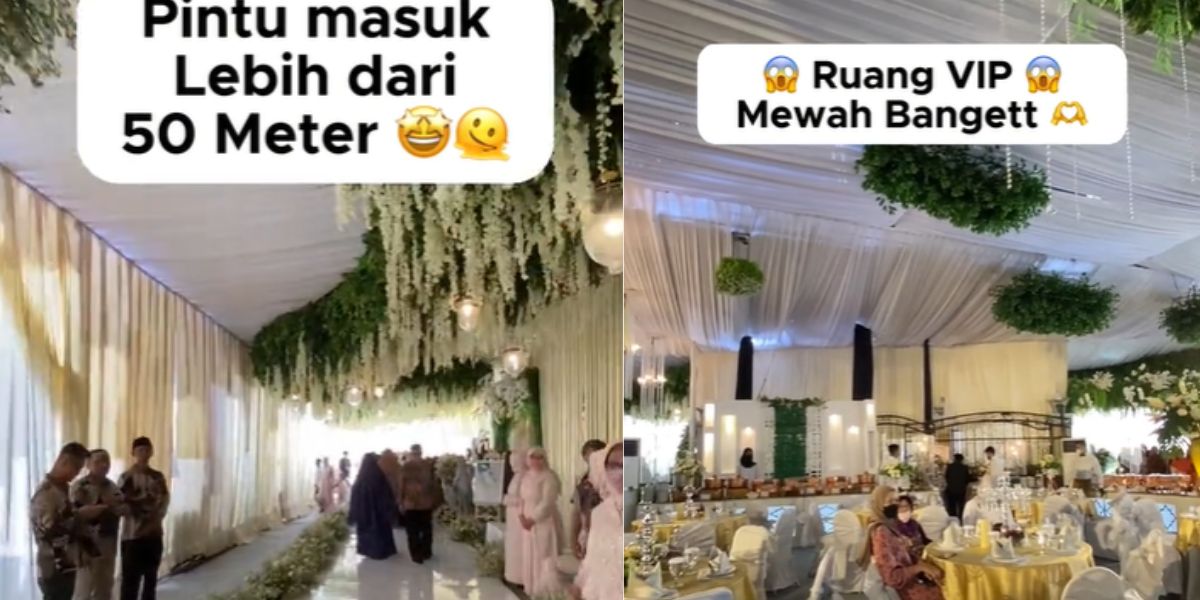 Viral Dekorasi Pernikahan di Halaman Rumah Kampung tapi Rasa Hotel Mewah Bintang Lima