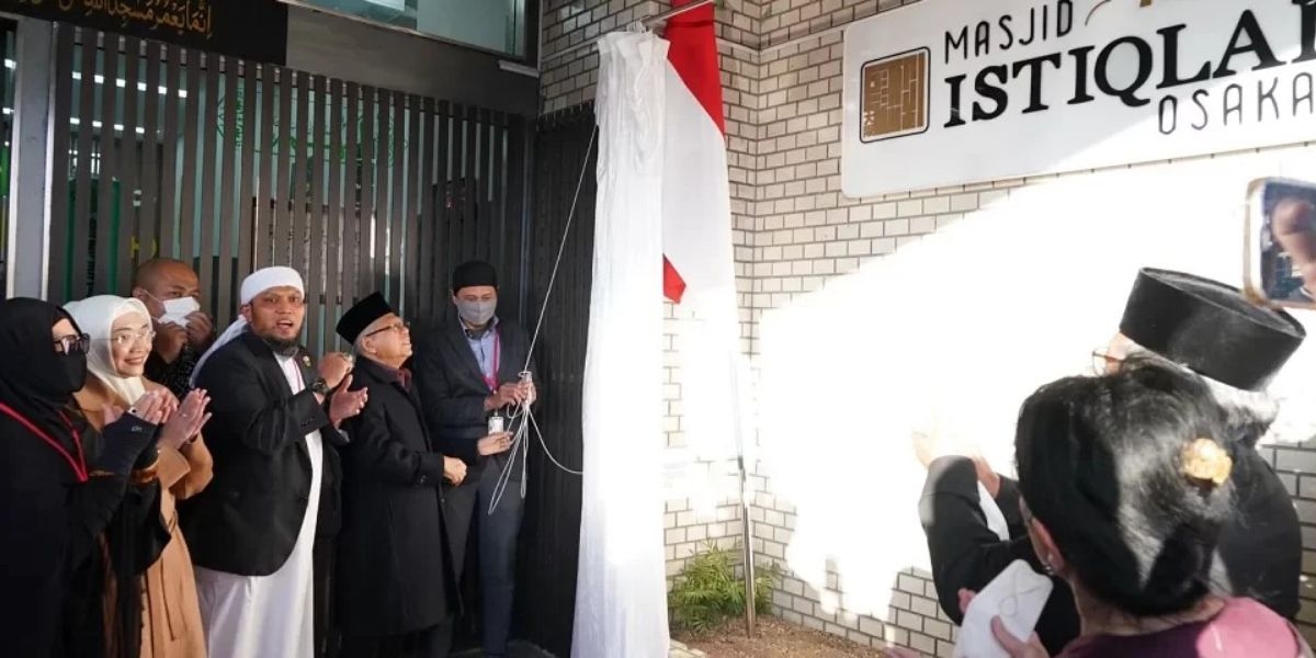 Potret Masjid Istiqlal Osaka Di Jepang Yang Baru Diresmikan Wapres