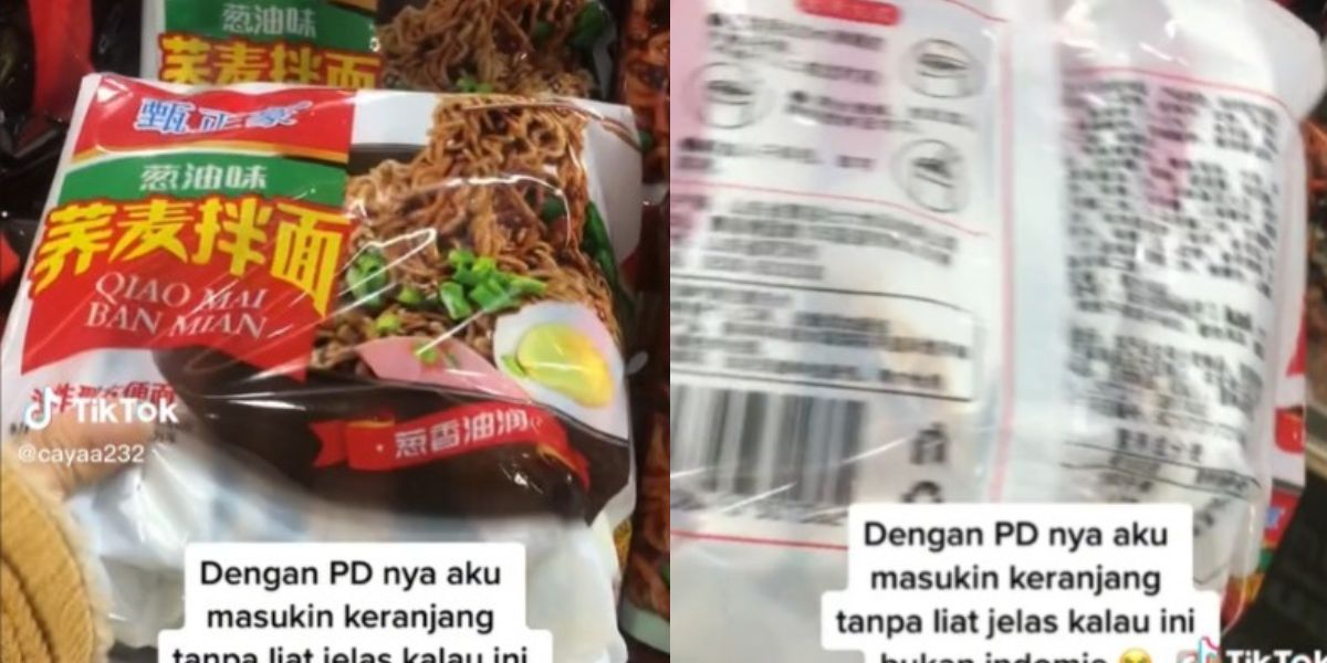 Viral Mie Instan Mirip Indomie Goreng Bertulisan Bahasa Mandarin, Warganet Bangga Ada Produk RI Dibikin KW-nya