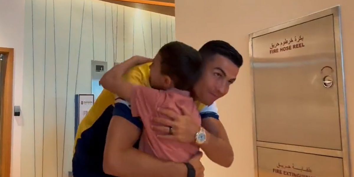 Momen Haru Impian Bocah Korban Gempa Suriah Bertemu Sang Idola, Cristiano Ronaldo: `Saya Kira Ini Mimpi`