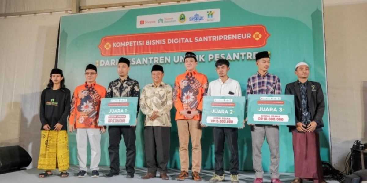 Jawara Kompetisi Bisnis Digital Santri Shopee Barokah di Jabar, dari Penjual Sayuran sampai Perlengkapan Memandikan Jenazah