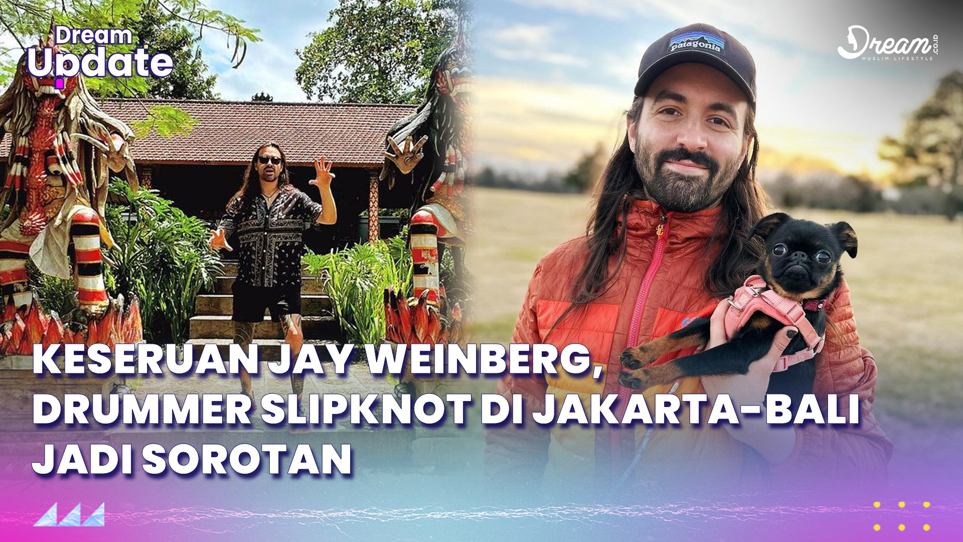 Keseruan Jay Weinberg, Drummer Slipknot ke Jakarta dan Bali