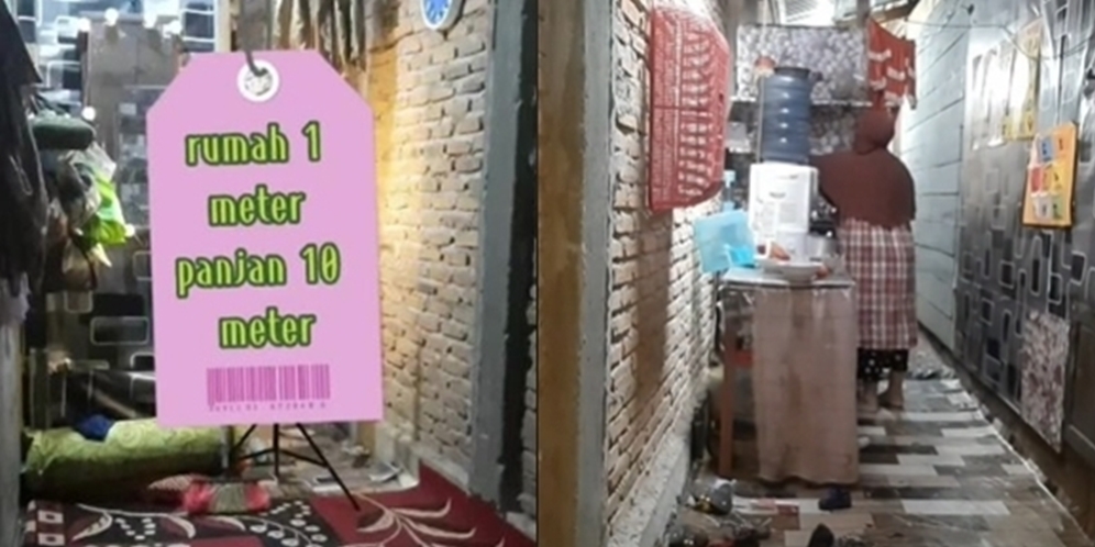 Viral Penampakan Rumah Selebar 1 Meter, Isi Dalamnya Bikin Tercengang, Super Rapi Bak Apartemen