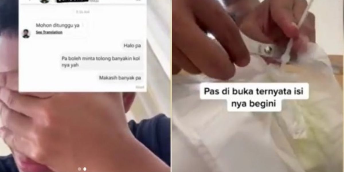 Pesan Pecel Ayam di Ojol Minta Banyak Lalapan, Pas Datang Isinya Bikin Melongo