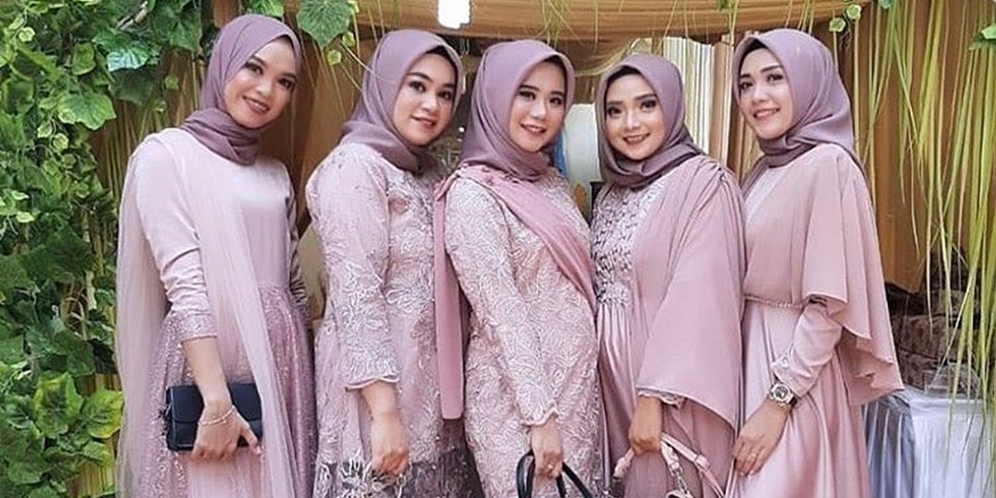 Inspirasi Model Baju Bridesmaid Hijab untuk Orang Bertubuh Big Size, Paduan Unik yang Patut Dicoba