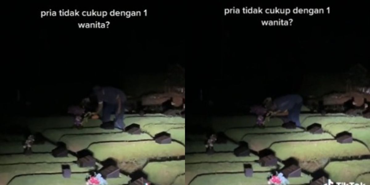 Bukti Cinta Setia, Pria ini Selalu Datangi Makam Istrinya Setiap Pagi Sebelum Kerja