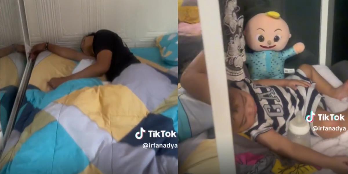 Akibat Nitip Anak ke Suami, Si Bocah Malah Disuruh Tidur di Dalam Lemari