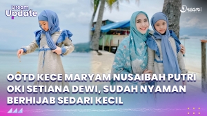 OOTD Hijab Kece Maryam Nusaibah Putri Oki Setiana Dewi