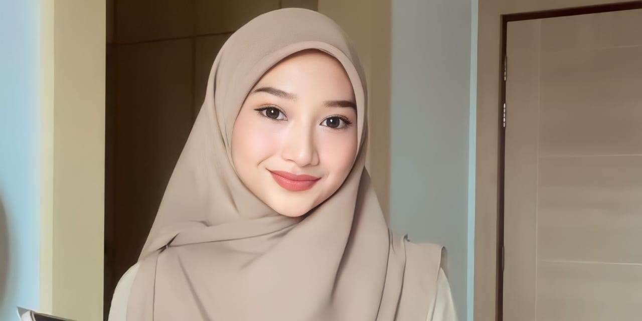 Tutorial Hijab Square untuk Kuliah, Finishing Look Manis dan Sopan