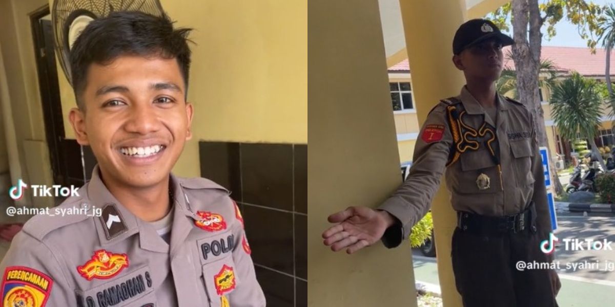 Awkward Banget! Begini Jadinya Kalau Adik Kandung Jadi Senior, Ketawa Santai Lihat Kakaknya yang Jadi Anggota Polisi Baru 'Dipelonco'