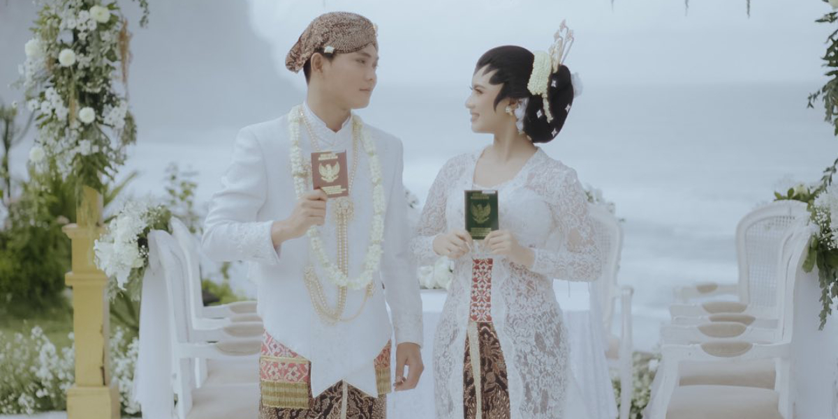 Sah! Intip 5 Potret Pernikahan Tri Suaka dan Nabila Maharani di Tepi Pantai Selatan yang Kental Adat Jawa