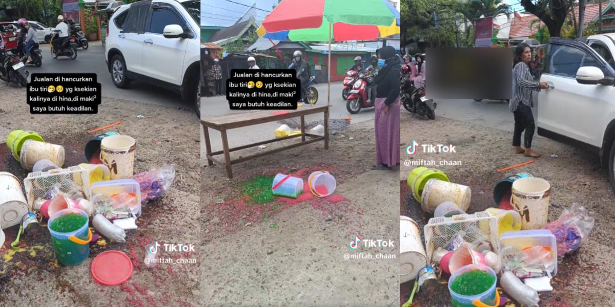 Kejam! Ibu Tiri di Makassar Hancurkan Lapak Es Teler Durian Putrinya Gegara Ayah Kandung Punya Kesalahan, Sang Anak Minta Perlindungan
