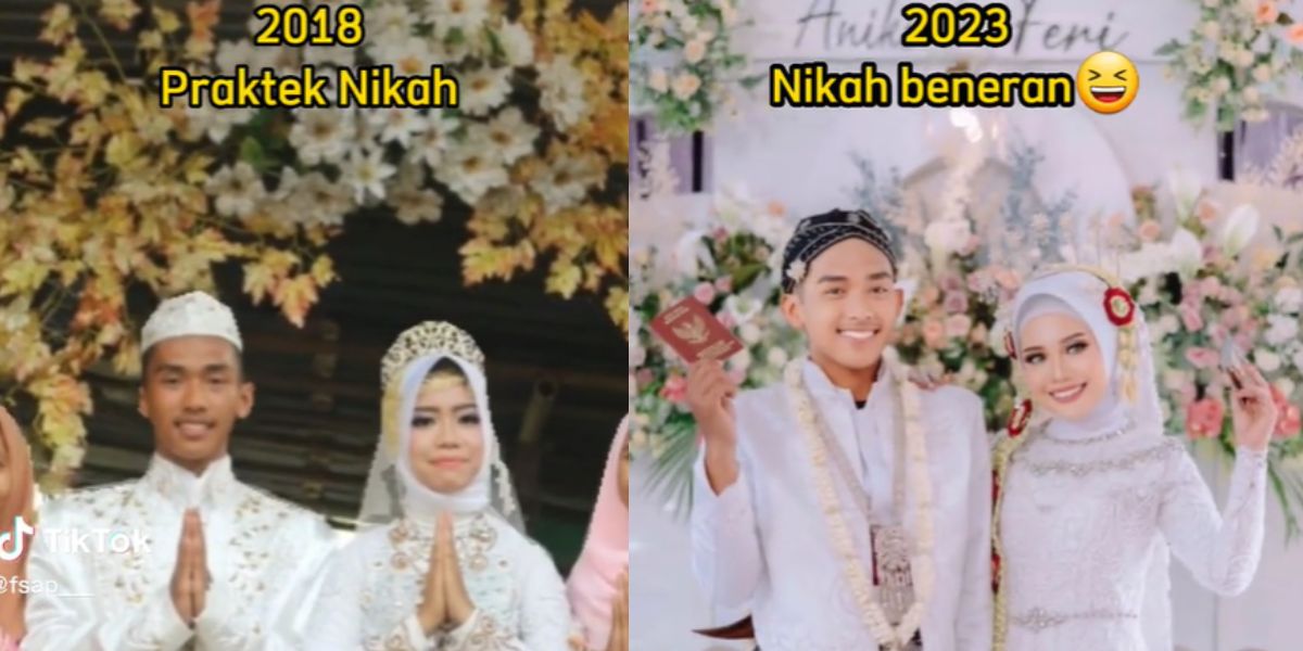 Jodoh Tak ke Mana! Tahun 2018 Praktik Nikah di SMA, 2023 Ijab Kabul Beneran