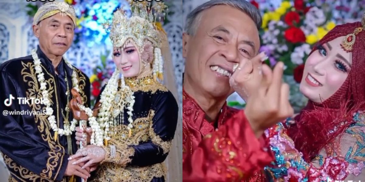 Viral Pernikahan Suami Lebih Tua 40 Tahun, Rahasianya Dibongkar Warganet