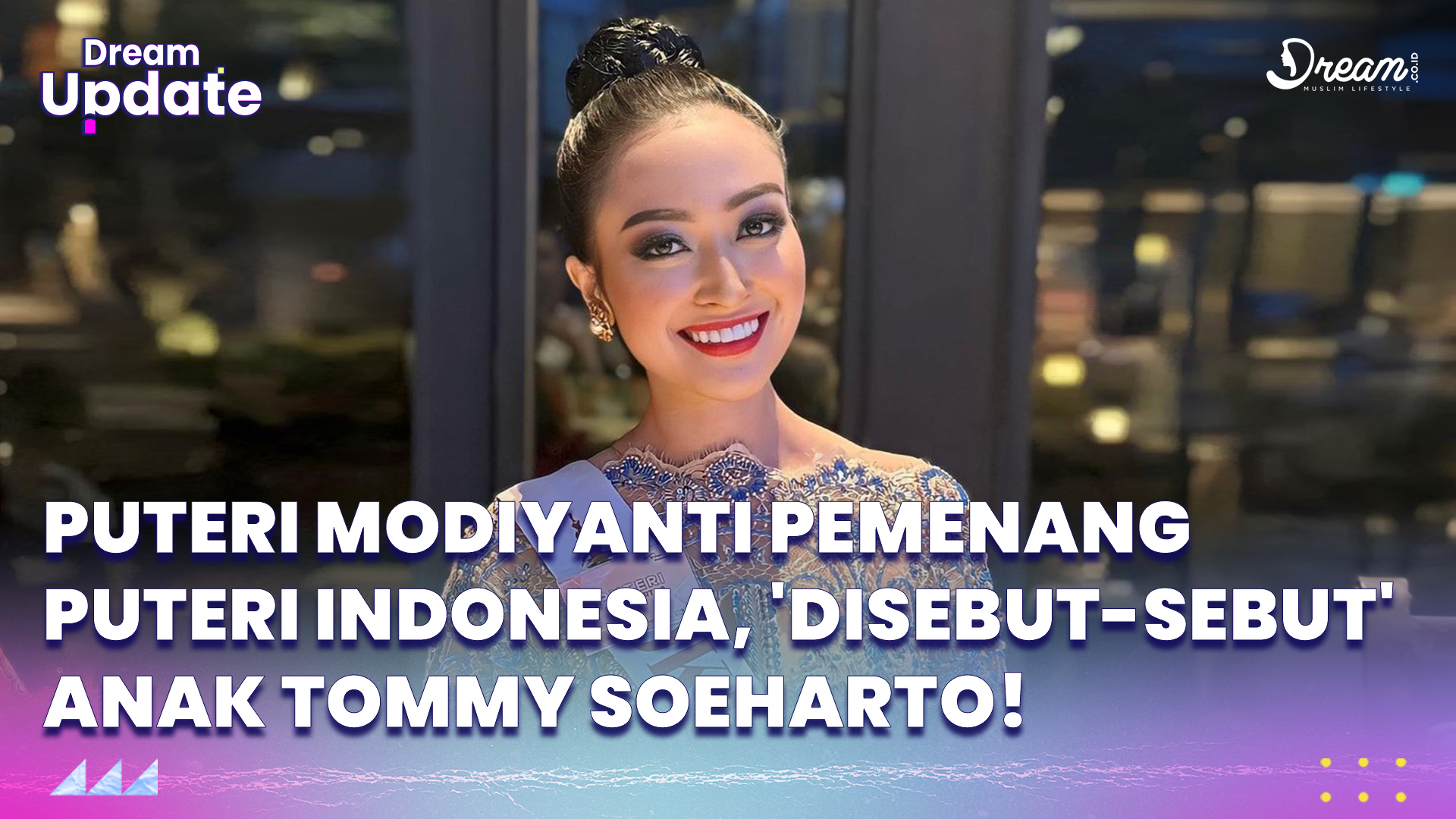 Puteri Modiyanti Pemenang Puteri Indonesia, Disebut-sebut Anak Tommy Soeharto?