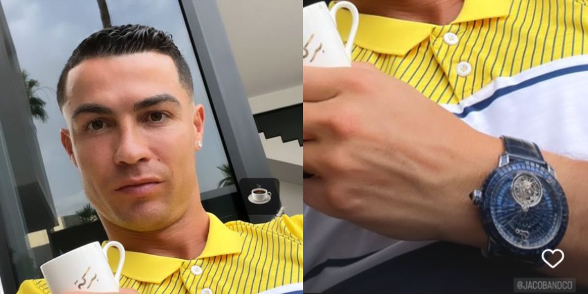 Ketika Cristiano Ronaldo Selfie di IG Stories, Pamer Jam Tangan Sultan Seharga Hampir Rp2 Miliar