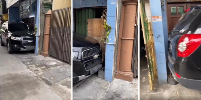 Viral Skill Parkir Mobil Tingkat Dewa Tanpa Ganggu Jalanan di Gang Sempit, Netizen: 'Itu Parkir Dulu Baru Bangun Rumah'