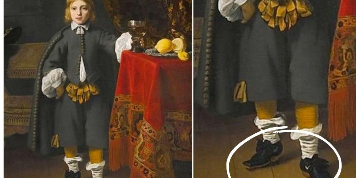 Geger Penampakan Sepatu Merek Terkenal dalam Lukisan Kuno Berusia 400 Tahun, Bukti Penjelajah Waktu?