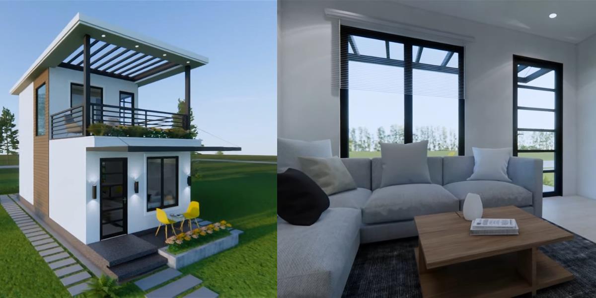 Ide Desain Bangun Rumah Mungil di Lahan Sempit 4x7, Fasilitas Cukup Lengkap