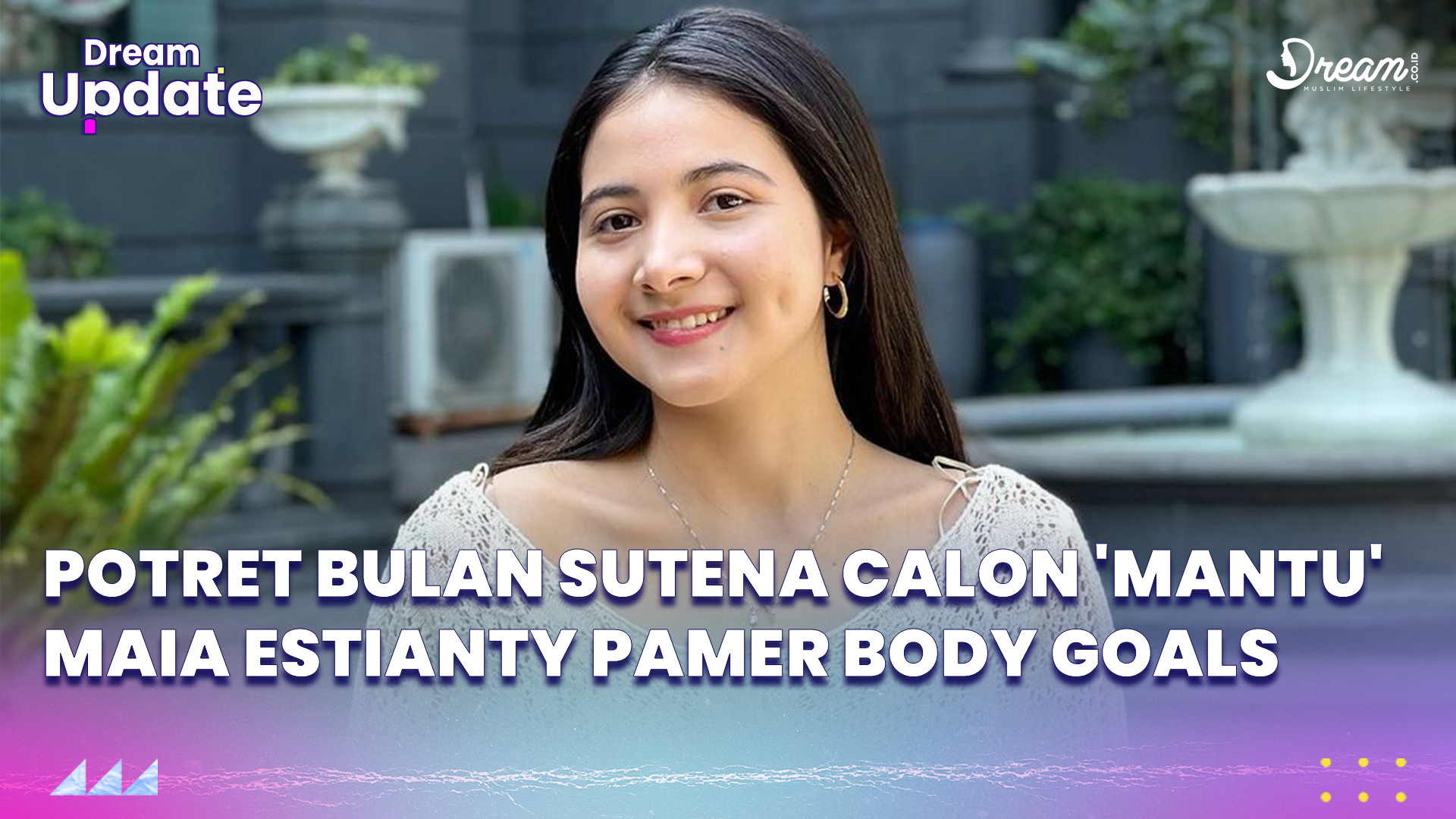 Potret Bulan Sutena Calon 'Mantu' Maia Estianty Pamer Body Goals