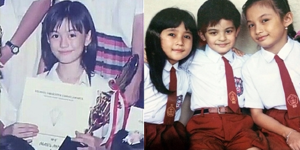 20 Foto Lawas Artis Saat Masih SD, Nagita Slavina Bule Banget, Disebut Rafathar Versi Cewek!