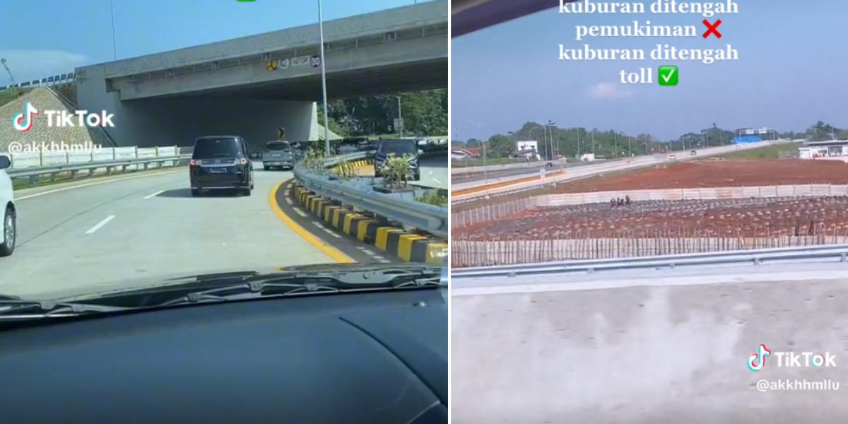 The Real Uji Nyali! Kuburan Terhampar di Gerbang Tol Baru, Bingung Kalau Ziarah Lewat Mana