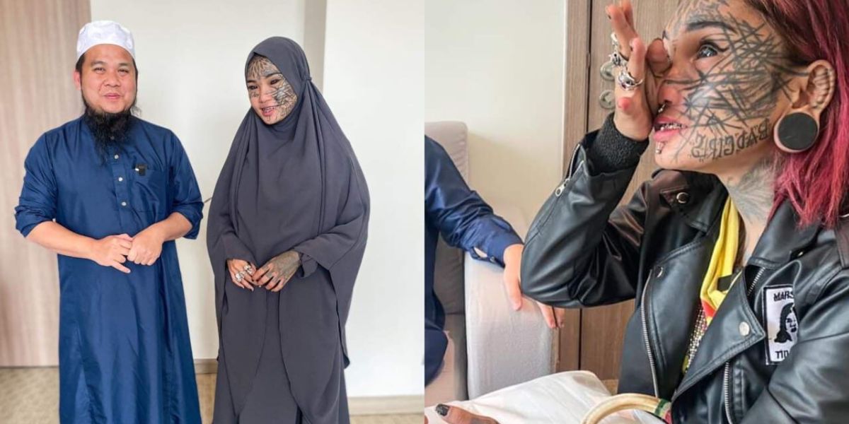 Momen Wanita Punk di Jakarta Dibelikan Baju oleh Ustaz Ebit Lew, Menangis Ngaku Ingin Hijrah, Penampilannya Berhijab Syar'i Bikin Terpesona