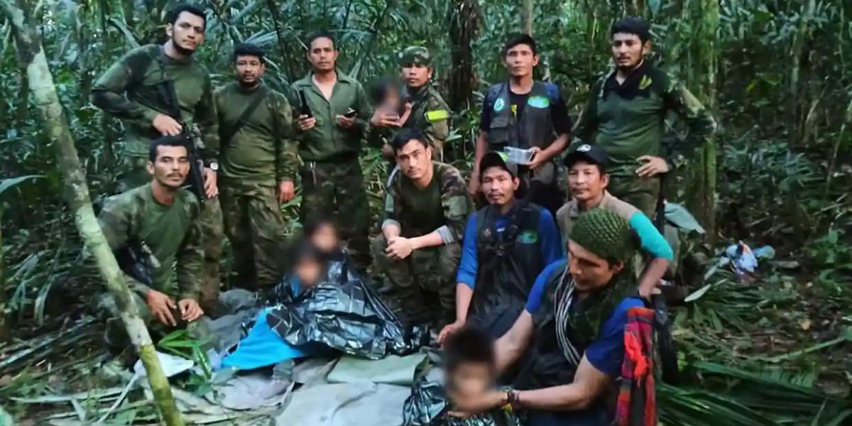 40 Hari Hilang, Empat Bocah Ditemukan Selamat Usai Kecelakaan Pesawat Jatuh di Hutan Amazon