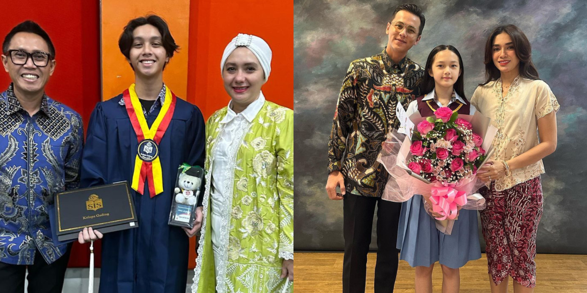 5 Artis yang Hadir di Wisuda Anak, Penampilan Ariel Tampil di Panggung Sekolah Bikin Heboh