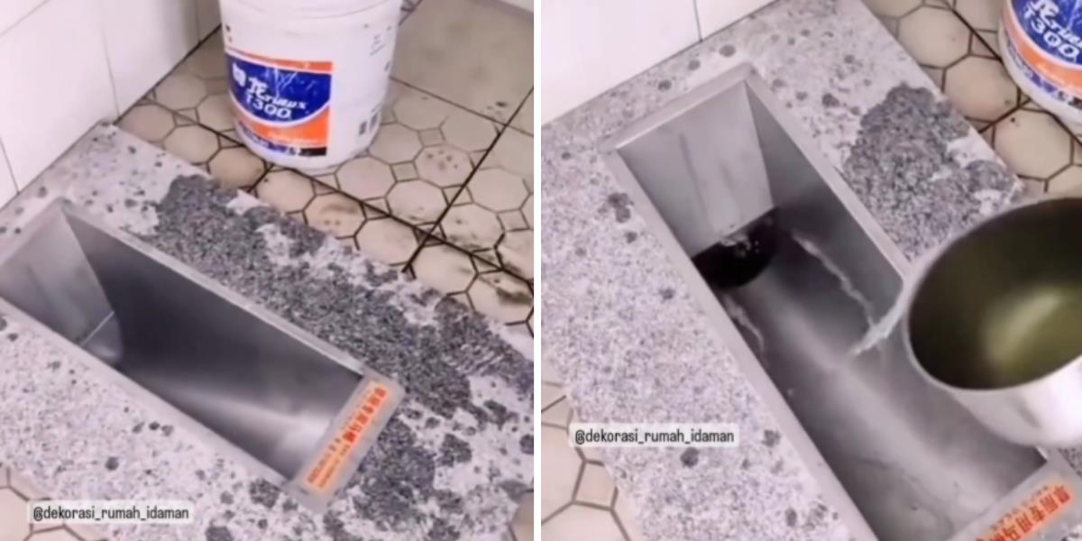 Viral! Desain WC Jongkok Model Baru yang Unik dari Bahan Stainless, Netizen Berharap Ada Lapisan Teflonnya Biar Nggak Lengket Pas Jatuh